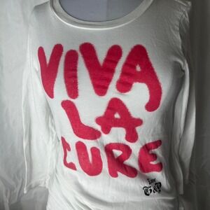 Y2K Vintage Juicy Couture "Viva La Cure" Graphic Tee